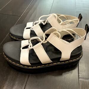 Doc Dr. Martens Nartilla Gladiator Sandal White Women's Size 7